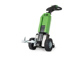 Tracteur pousseur électrique pour manutention de charges lourdes en milieu industriel