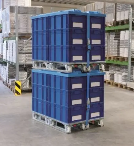 Palette pour le transport d'embases
