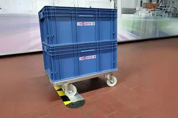 Bloqueur de roues au sol