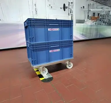 Bloqueur de roues au sol