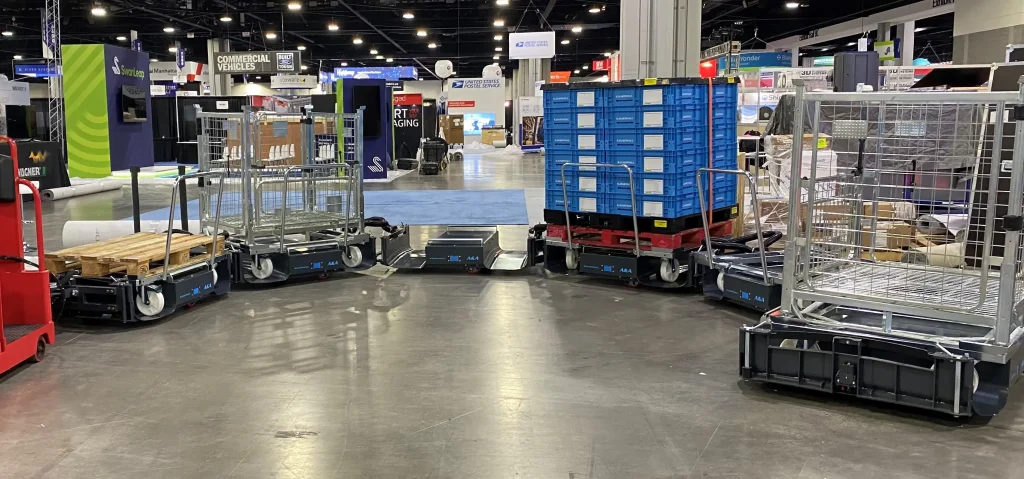 Petit train logistique Milkrun : Solution ergonomique et optimisation des flux par Groupe Lean France